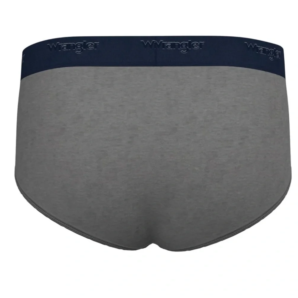 Wrangler Men's Cotton Stretch Brief Set, Briefs Underwear for Men, 2XL, 6 Pack